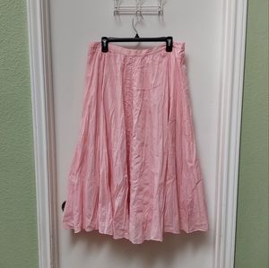 Women's Pink Ralph Lauren Full Skirt Size 16